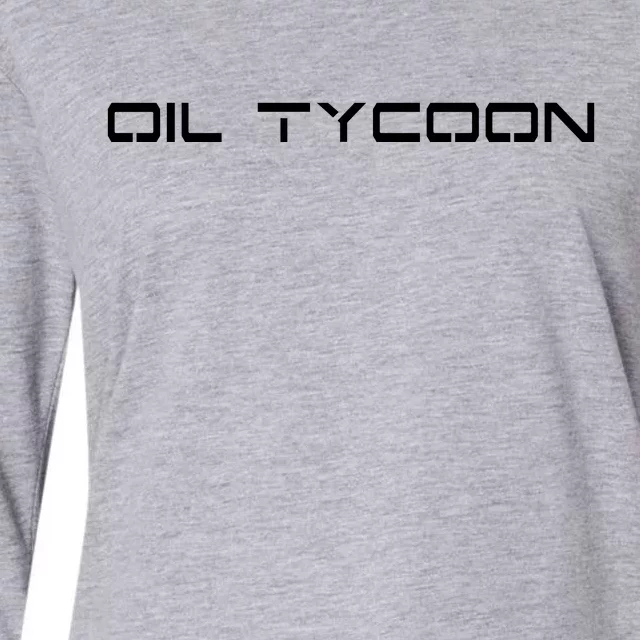 Oil Tycoon Womens Cotton Relaxed Long Sleeve T-Shirt