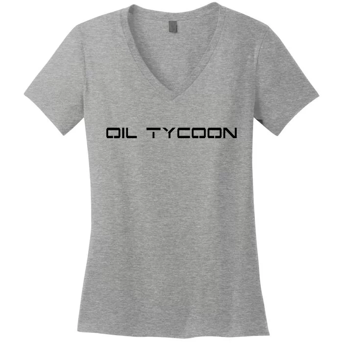 Oil Tycoon Women's V-Neck T-Shirt