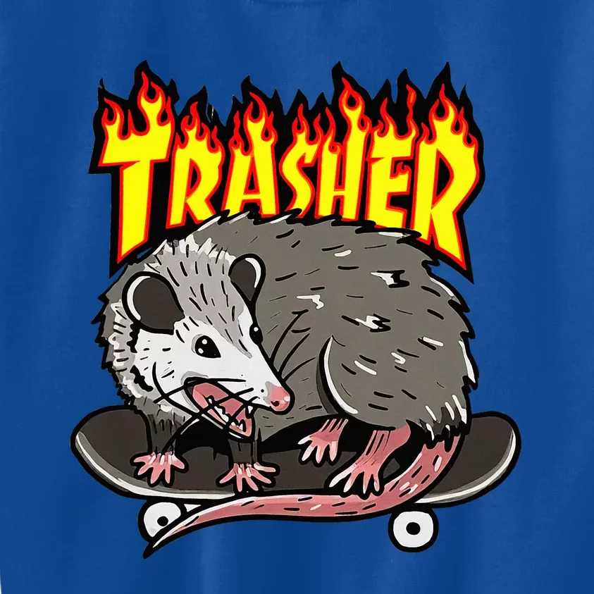 Opossum Trasher Kids Sweatshirt