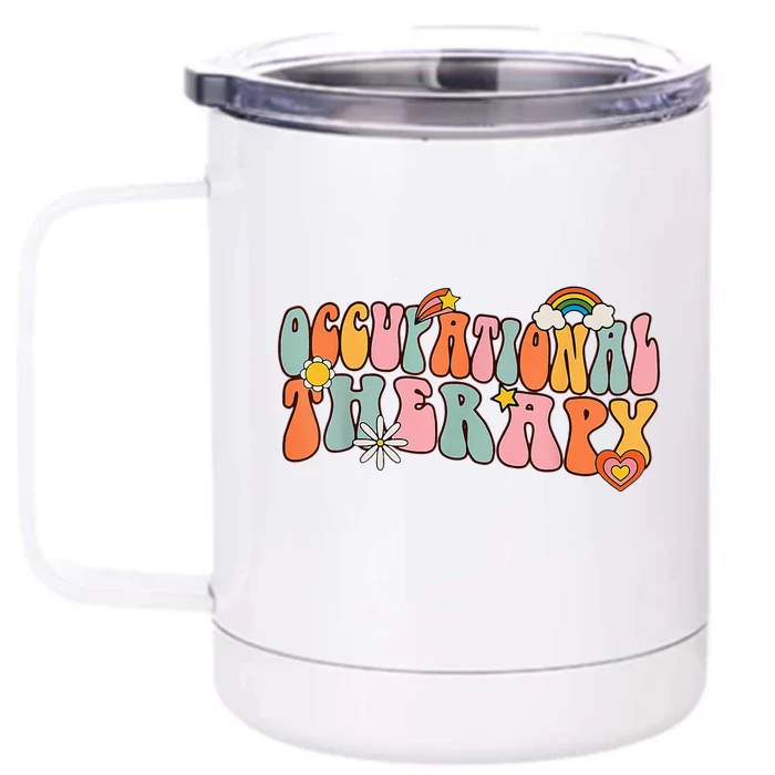 Occupational Therapy Occupational Therapis OT Front & Back 12oz Stainless Steel Tumbler Cup