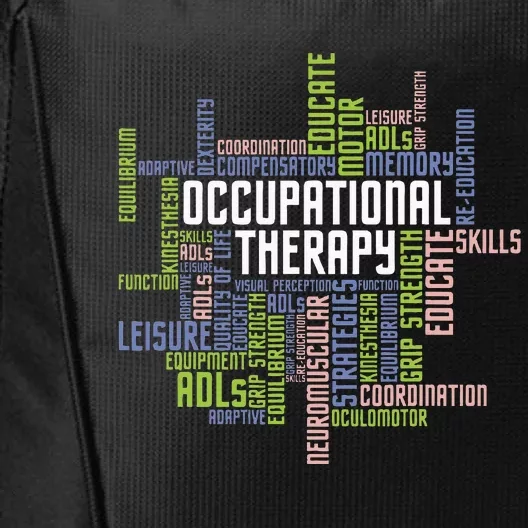 Occupational Therapy Occupational Therapist Healthcare City Backpack