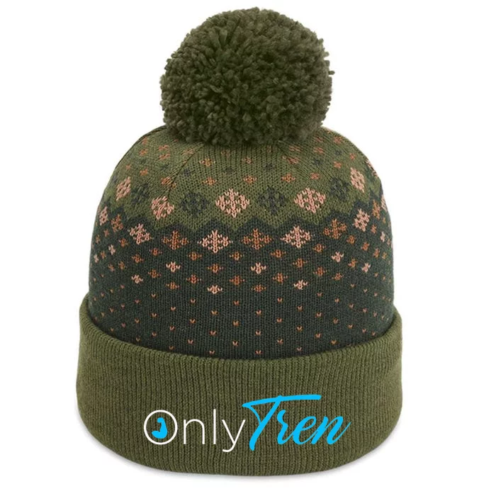 Only Tren The Baniff Cuffed Pom Beanie