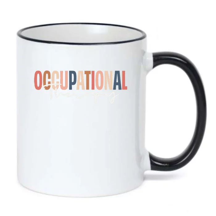 Occupational Therapy Ot Therapist Black Color Changing Mug