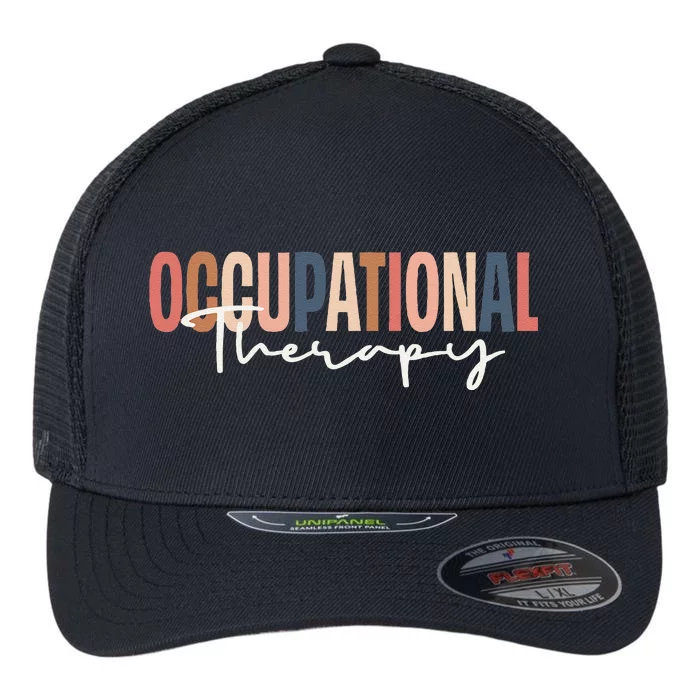 Occupational Therapy Ot Therapist Flexfit Unipanel Trucker Cap