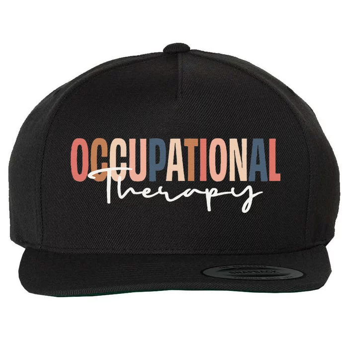 Occupational Therapy Ot Therapist Wool Snapback Cap