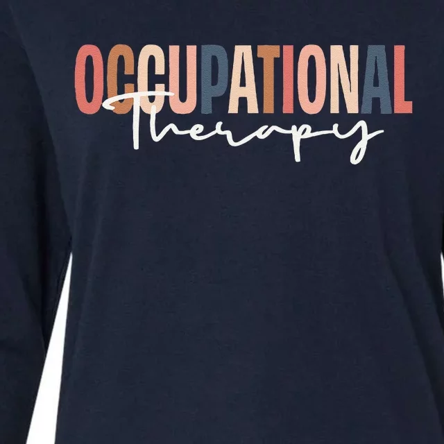 Occupational Therapy Ot Therapist Womens Cotton Relaxed Long Sleeve T-Shirt