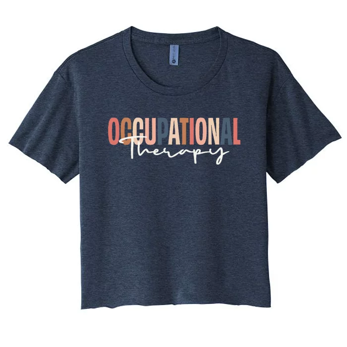 Occupational Therapy Ot Therapist Women's Crop Top Tee