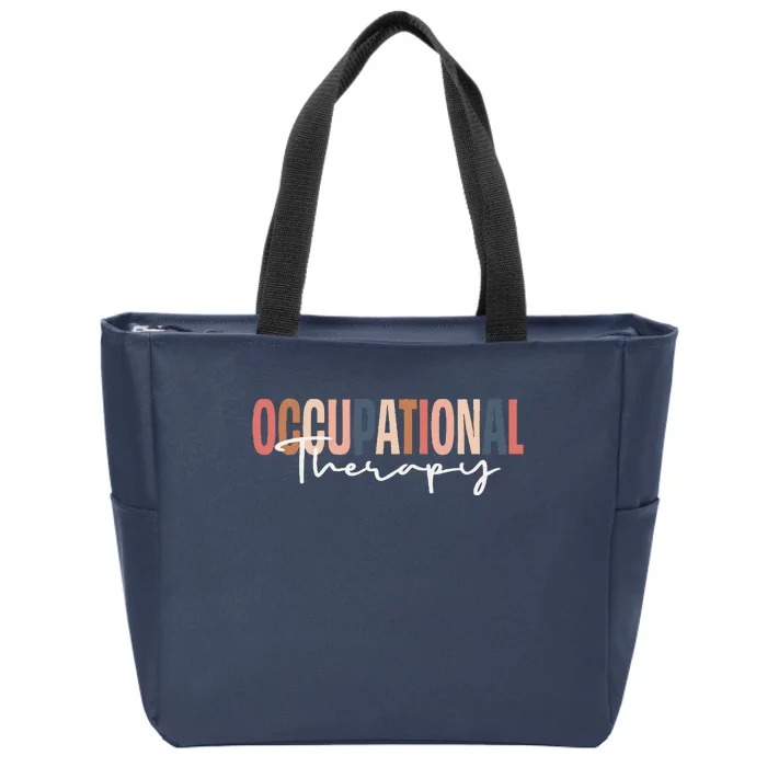 Occupational Therapy Ot Therapist Zip Tote Bag