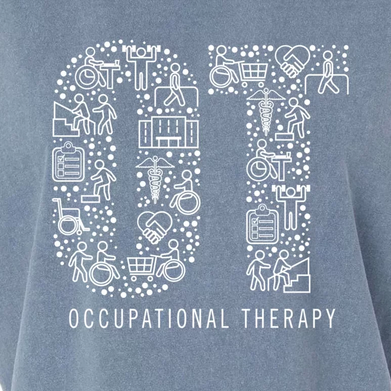 Occupational Therapy Ot Gift Occupational Therapist Funny Gift Garment-Dyed Women's Muscle Tee