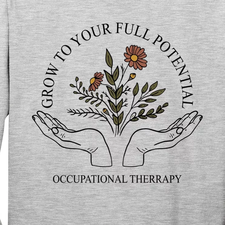 Occupational Therapy Ot Graduation Gift Therapist Lover Gift Tall Long Sleeve T-Shirt