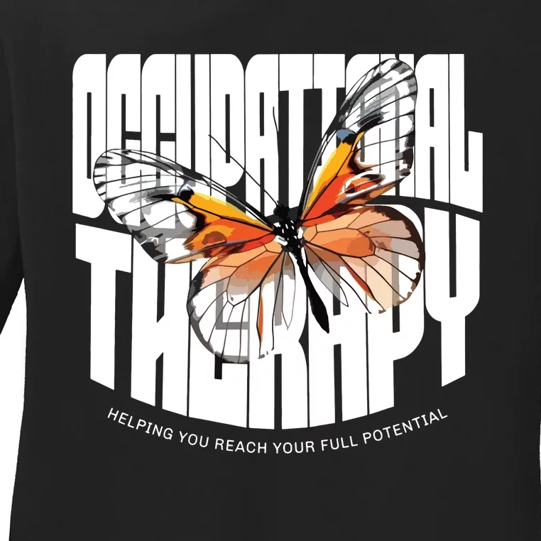 Occupational Therapy Ladies Long Sleeve Shirt