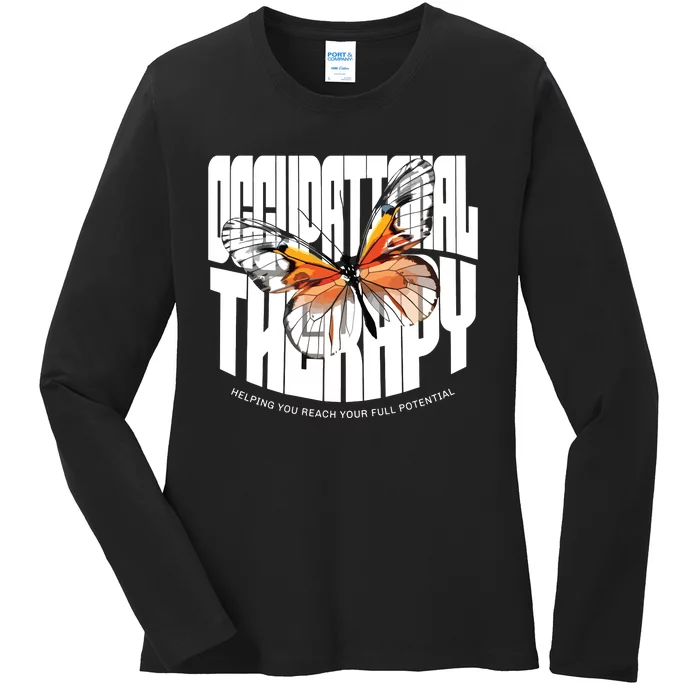 Occupational Therapy Ladies Long Sleeve Shirt