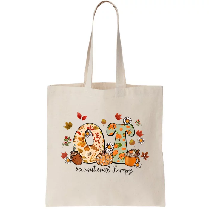 Occupational Therapy Ot Autumn Fall Special Education OTA Tote Bag