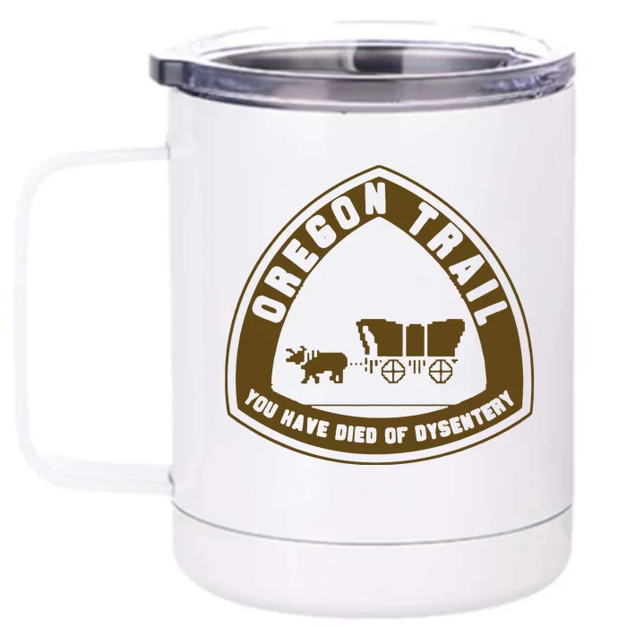 Oregon Trail Front & Back 12oz Stainless Steel Tumbler Cup