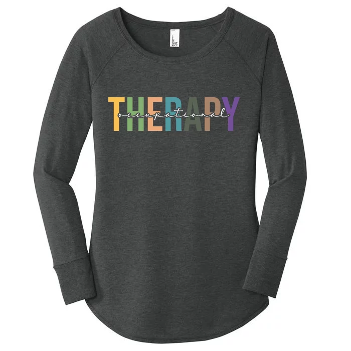 Occupational Therapy Women's Perfect Tri Tunic Long Sleeve Shirt