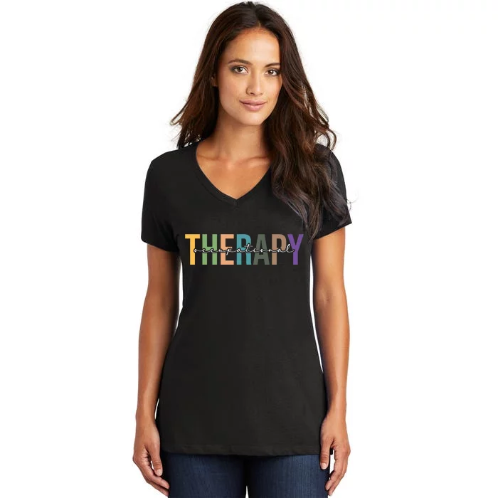 Occupational Therapy Women's V-Neck T-Shirt