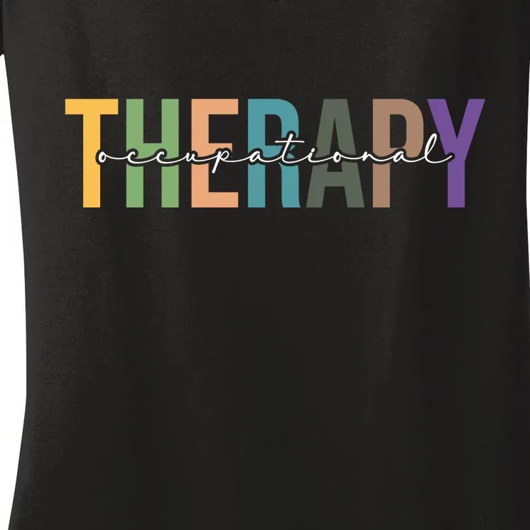 Occupational Therapy Women's V-Neck T-Shirt