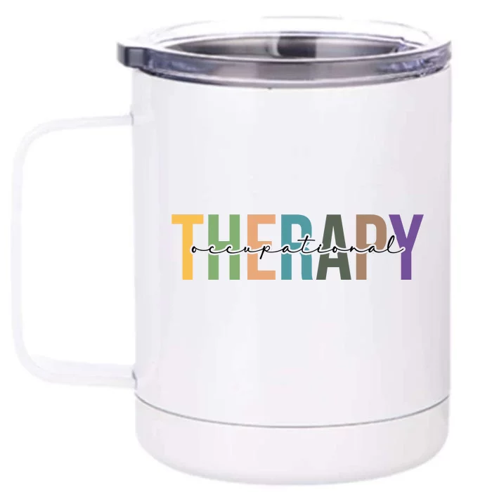 Occupational Therapy Front & Back 12oz Stainless Steel Tumbler Cup