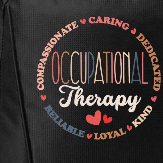 Occupational Therapy OT Therapist OT Month Groovy City Backpack