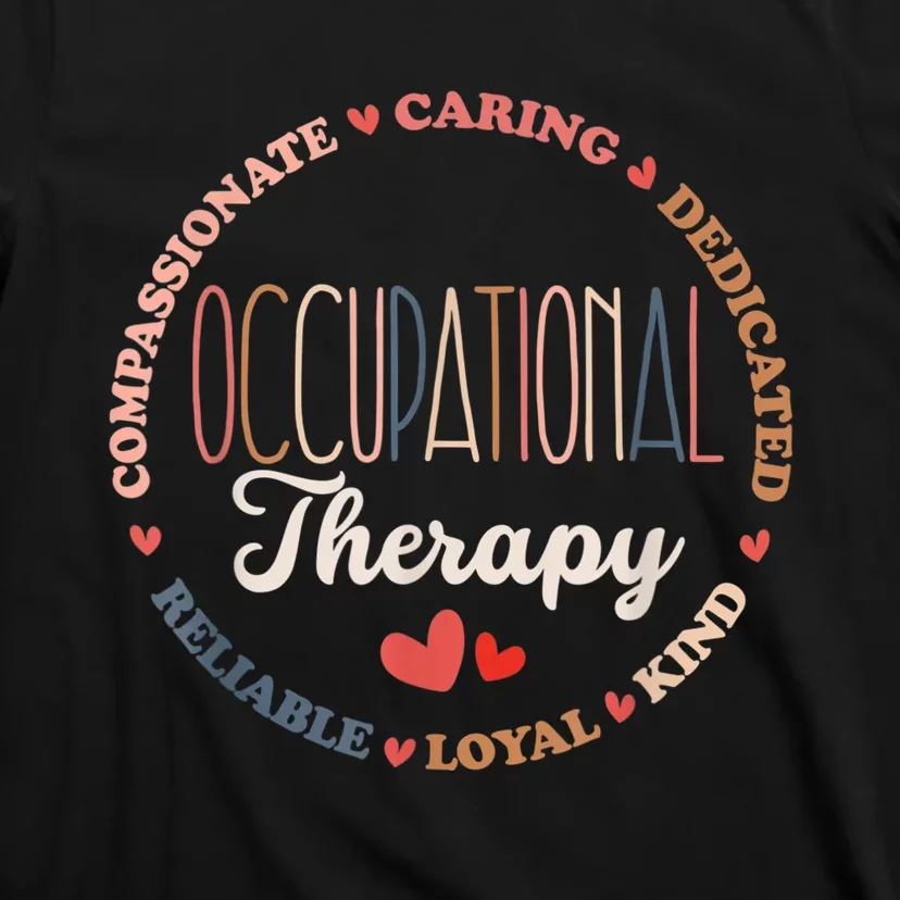 Occupational Therapy OT Therapist OT Month Groovy T-Shirt