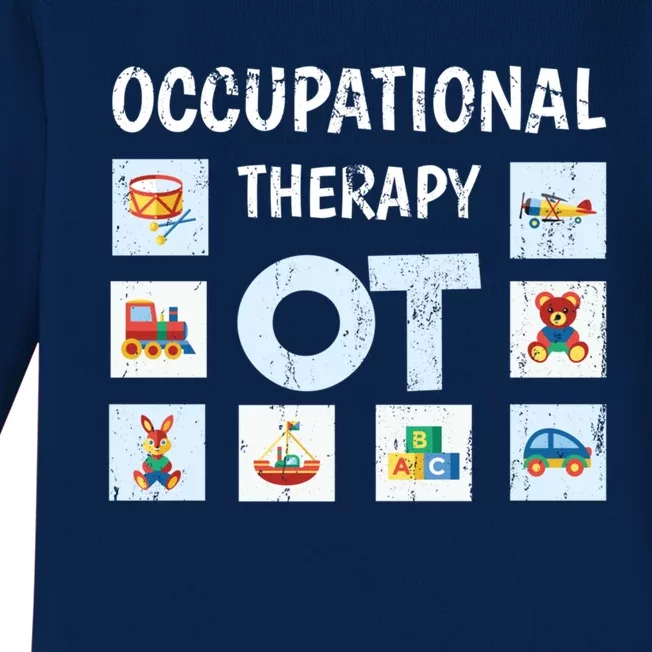 Occupational Therapy Ot Exercise Occupational Therapist Meaningful Gift Baby Long Sleeve Bodysuit