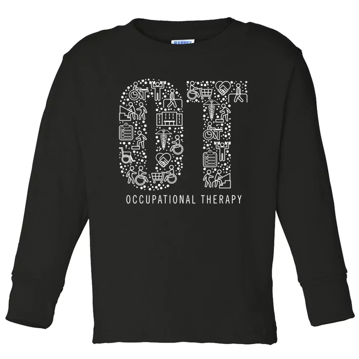 Occupational Therapy Ot Gift Occupational Therapist Gift Toddler Long Sleeve Shirt