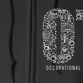 Occupational Therapy Ot Gift Occupational Therapist Gift Full Zip Hoodie