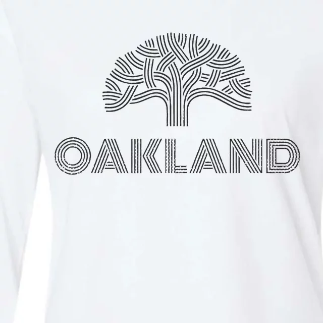 Oak Tree Outfit Souvenir Oakland Womens Cotton Relaxed Long Sleeve T-Shirt