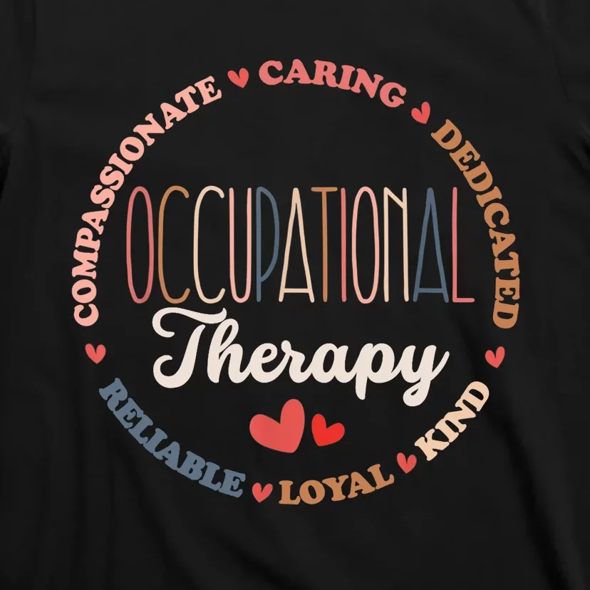 Occupational Therapy OT Therapist OT Month Groovy T-Shirt