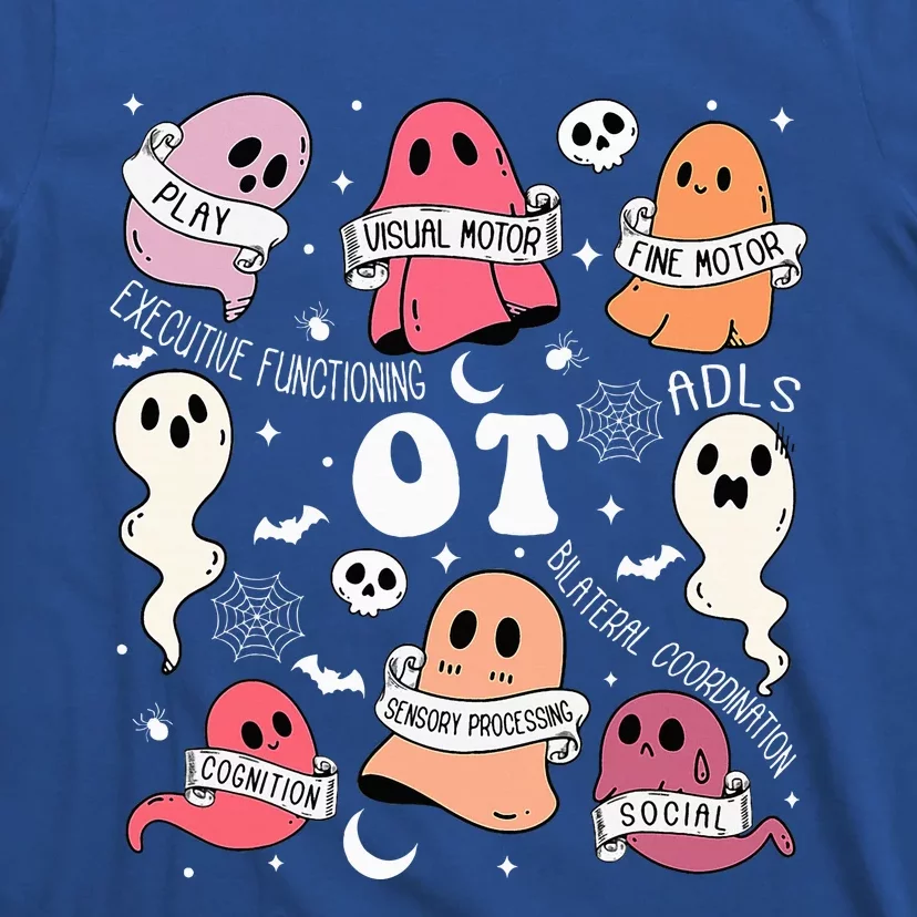 Occupational Therapy OT OTA Halloween Spooky Cute Ghosts T-Shirt