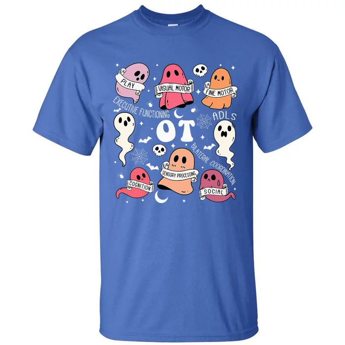 Occupational Therapy OT OTA Halloween Spooky Cute Ghosts Tall T-Shirt