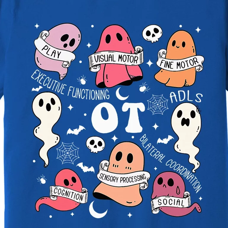 Occupational Therapy OT OTA Halloween Spooky Cute Ghosts Premium T-Shirt