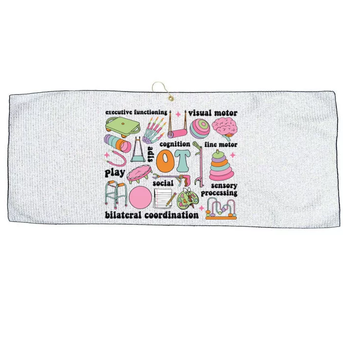 Occupational Therapy OT COTA Large Microfiber Waffle Golf Towel