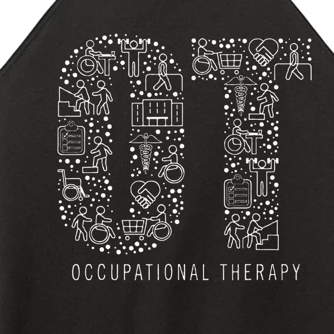 Occupational Therapy Ot Month Therapist Gift Women’s Perfect Tri Rocker Tank