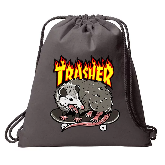 Opossum Trasher Drawstring Bag