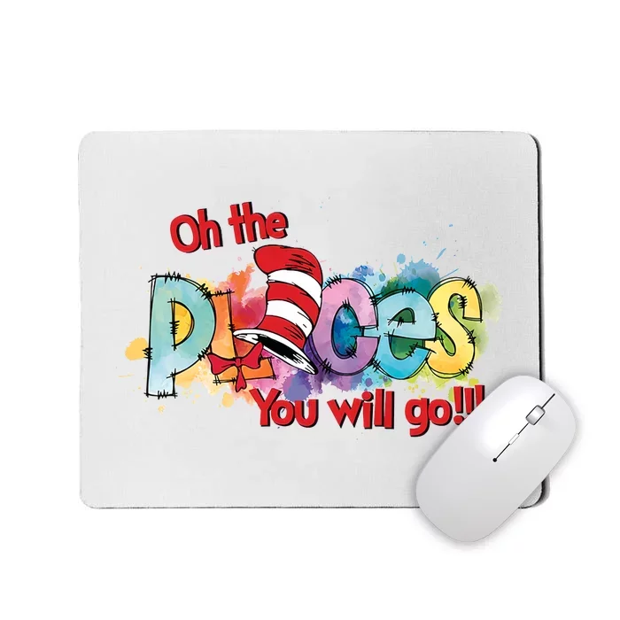 On The Places You Will Go Day Book Lover Reading Lover Mousepad