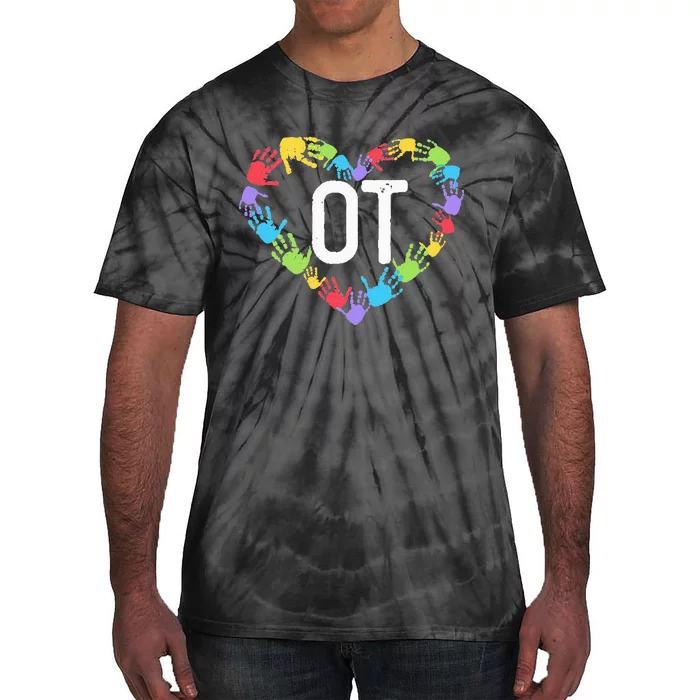 Occupational Therapy Pediatric Therapist Assistant OT Month Tie-Dye T-Shirt