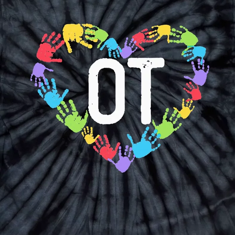 Occupational Therapy Pediatric Therapist Assistant OT Month Tie-Dye T-Shirt