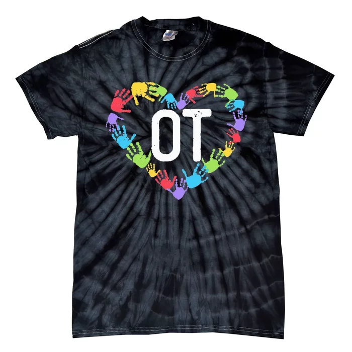 Occupational Therapy Pediatric Therapist Assistant OT Month Tie-Dye T-Shirt