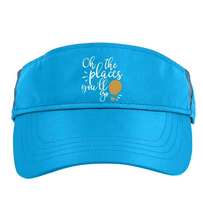 Oh The Places You'll Go Thinking Lightbulb Adult Drive Performance Visor