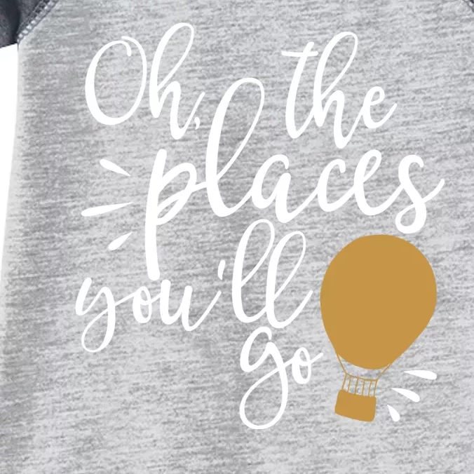 Oh The Places You'll Go Thinking Lightbulb Infant Baby Jersey Bodysuit