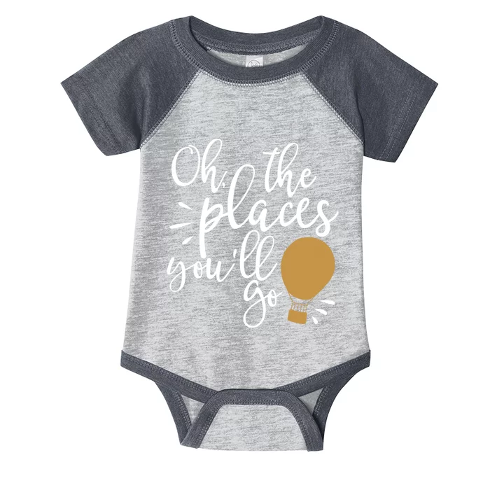 Oh The Places You'll Go Thinking Lightbulb Infant Baby Jersey Bodysuit