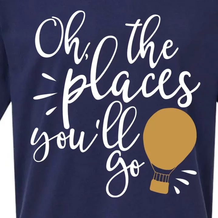 Oh The Places You'll Go Thinking Lightbulb Sueded Cloud Jersey T-Shirt