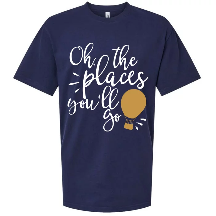 Oh The Places You'll Go Thinking Lightbulb Sueded Cloud Jersey T-Shirt