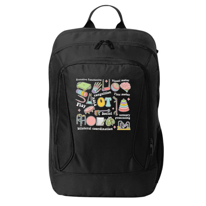 Occupational Therapy Pediatric Therapist OT Month City Backpack