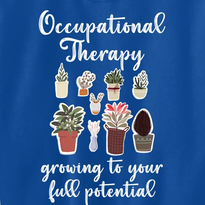 Occupational Therapy Pediatric Therapist Ot Month Cute Gift Kids Sweatshirt