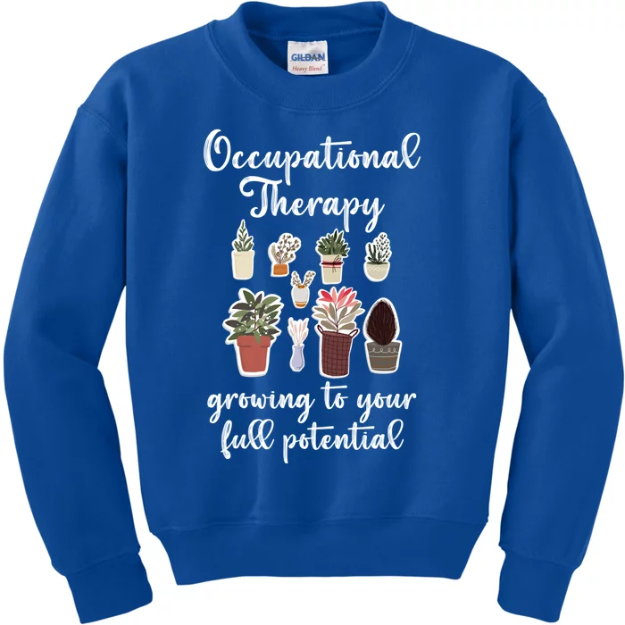 Occupational Therapy Pediatric Therapist Ot Month Cute Gift Kids Sweatshirt