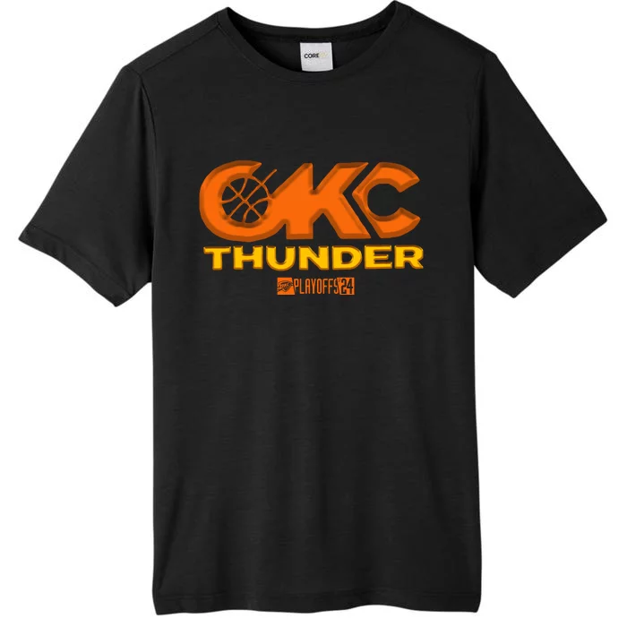 Okc Thunder Playoff 2024 ChromaSoft Performance T-Shirt