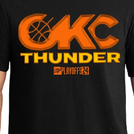 Okc Thunder Playoff 2024 Pajama Set