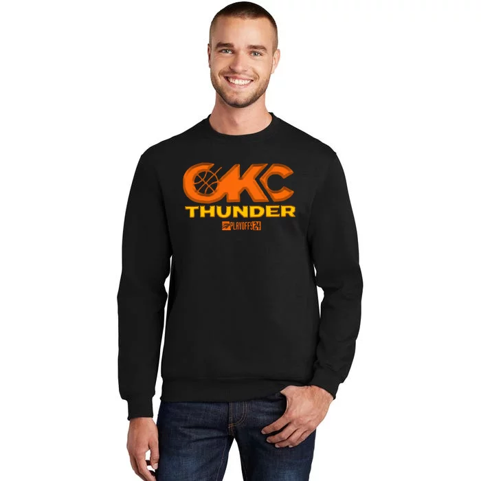 Okc Thunder Playoff 2024 Tall Sweatshirt